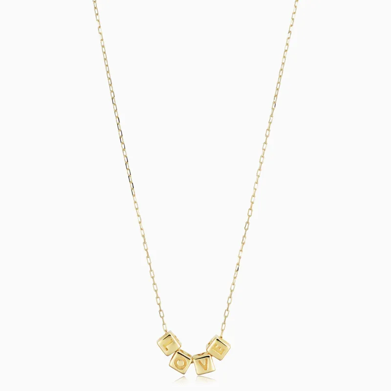 Love Cubed Necklace sold by Oradina