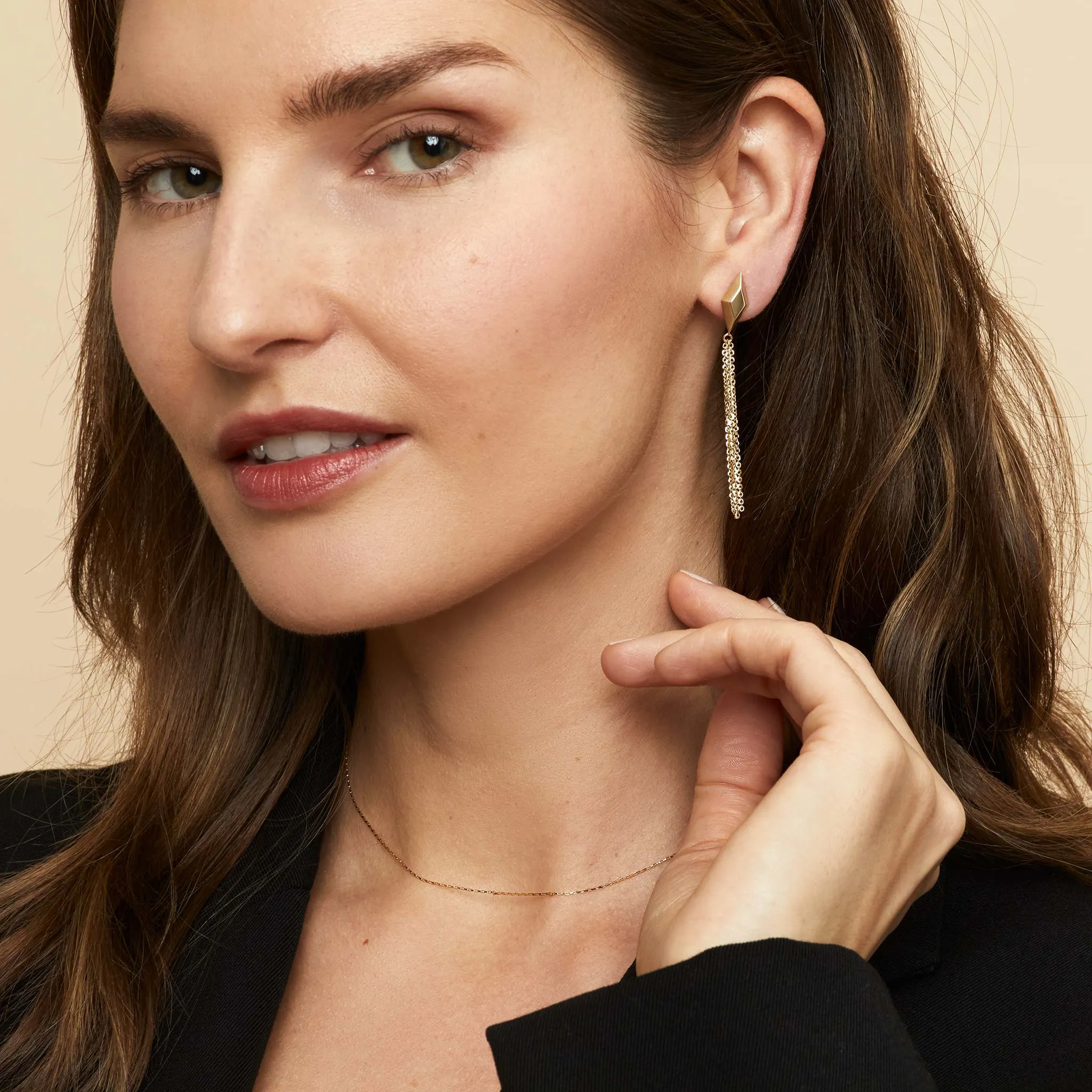 Crown Jewel Drop Earrings sold by Oradina product image thumbnail 3