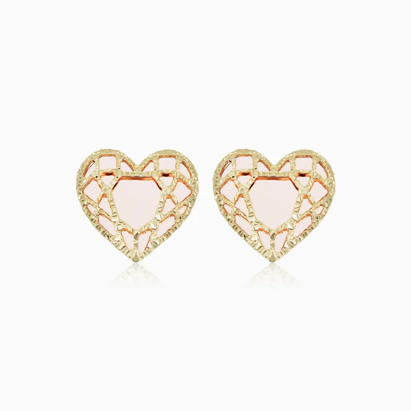 Heart's Desire Studs sold by Oradina