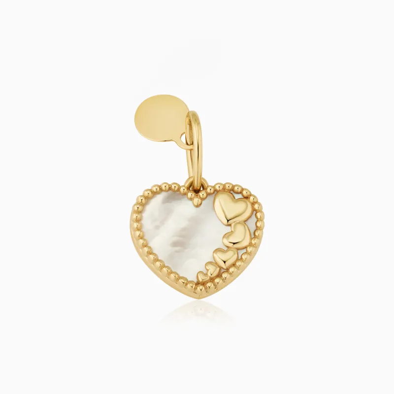 Heart to Heart Pendant Charm sold by Oradina