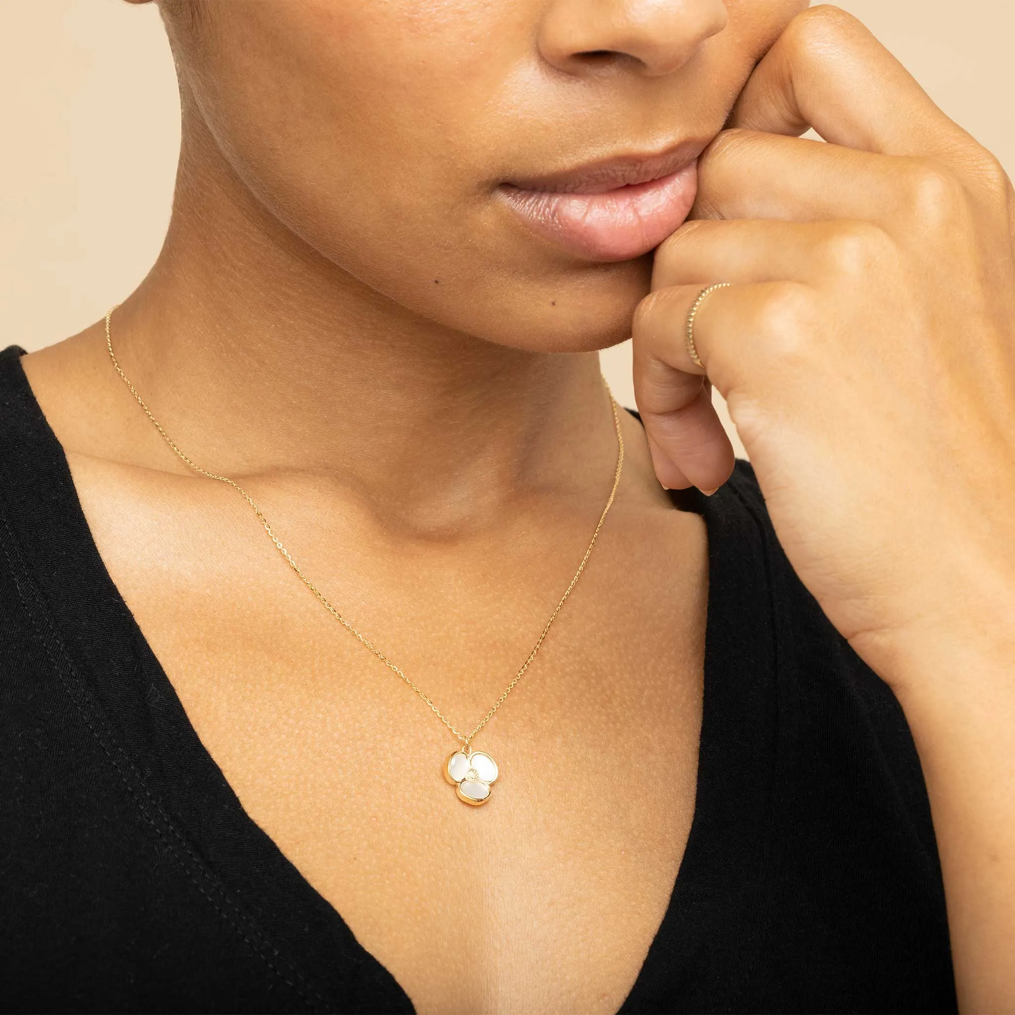 Petals of Pearl Pendant Charm sold by Oradina product image thumbnail 3