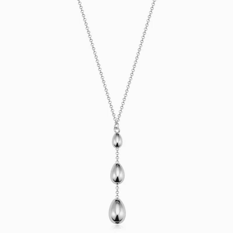 Dripped in Silver Necklace sold by Oradina