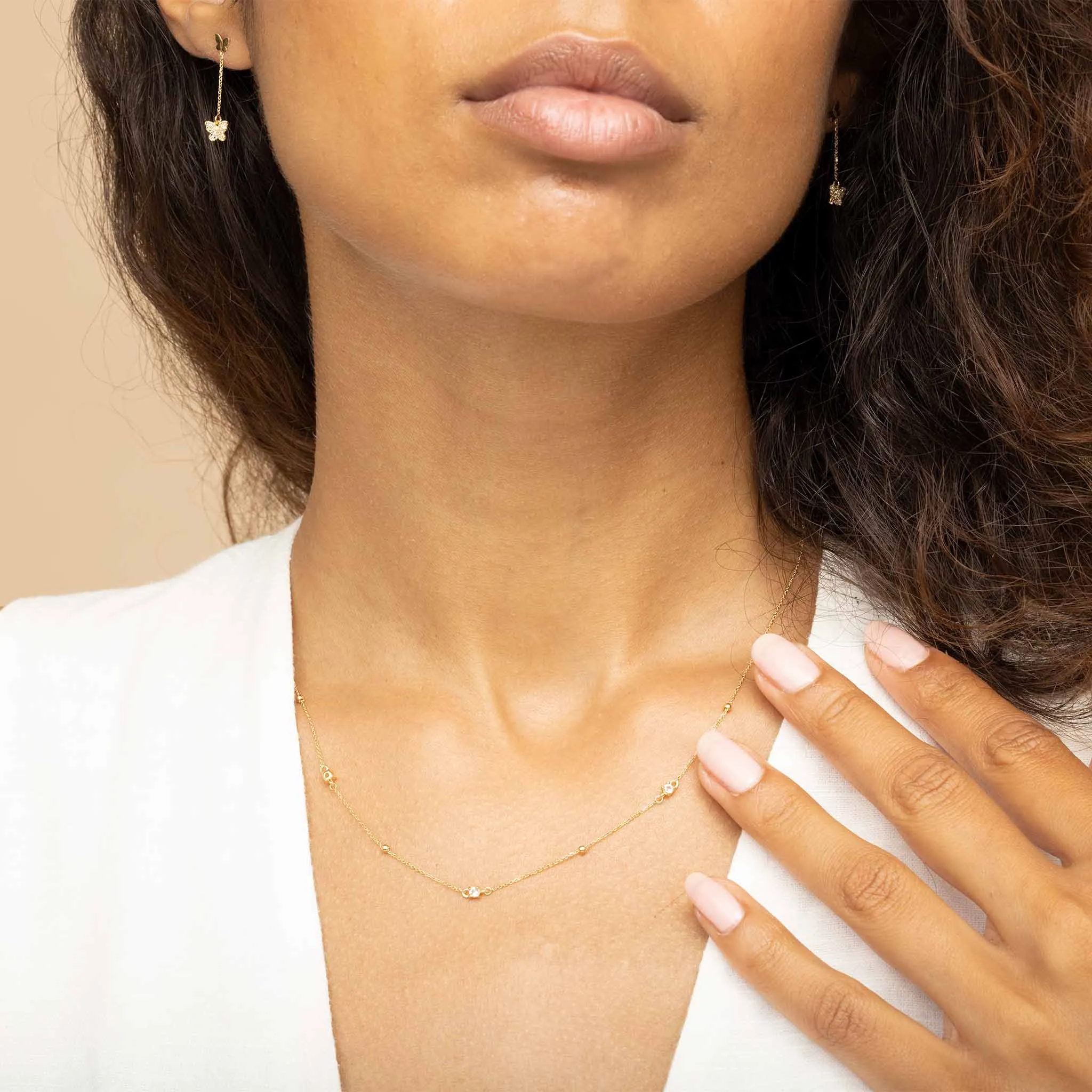 Seeing Sparks Station Necklace sold by Oradina product image thumbnail 3