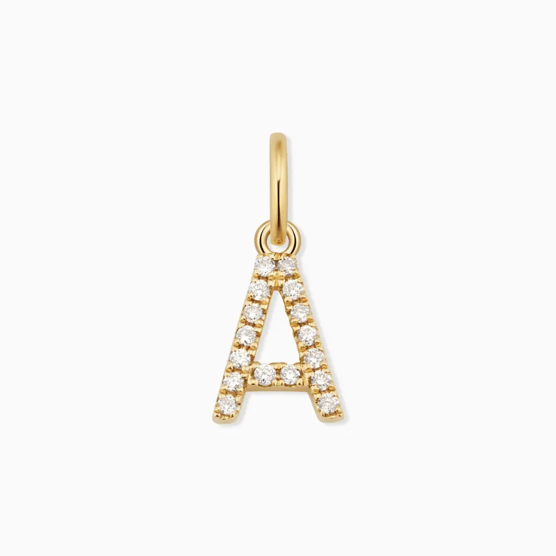 My Letter Diamond Pendant Charm sold by Oradina
