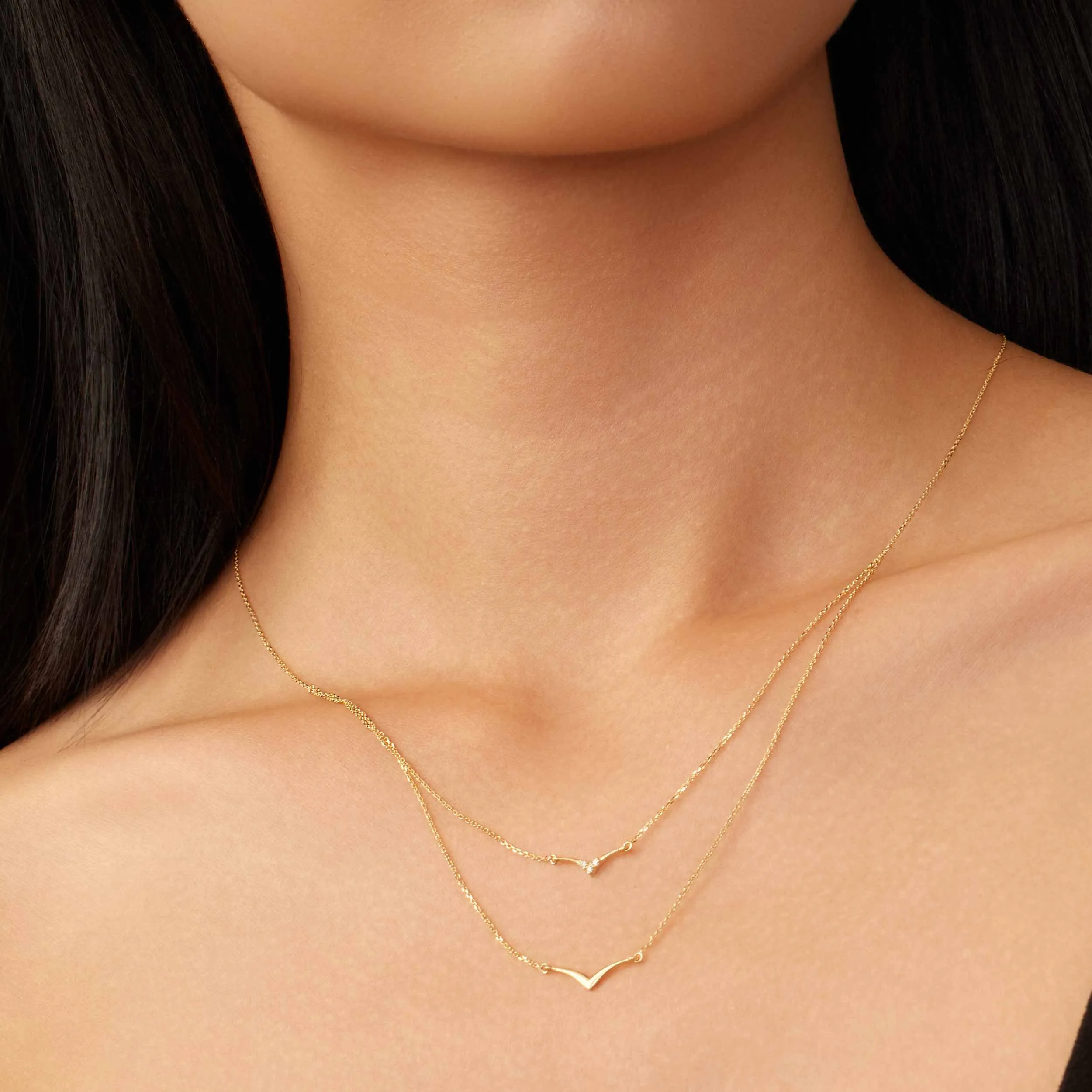 Fly High Layered Pendant Necklace sold by Oradina product image thumbnail 2