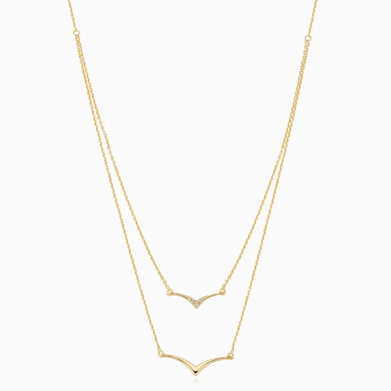 Fly High Layered Pendant Necklace sold by Oradina