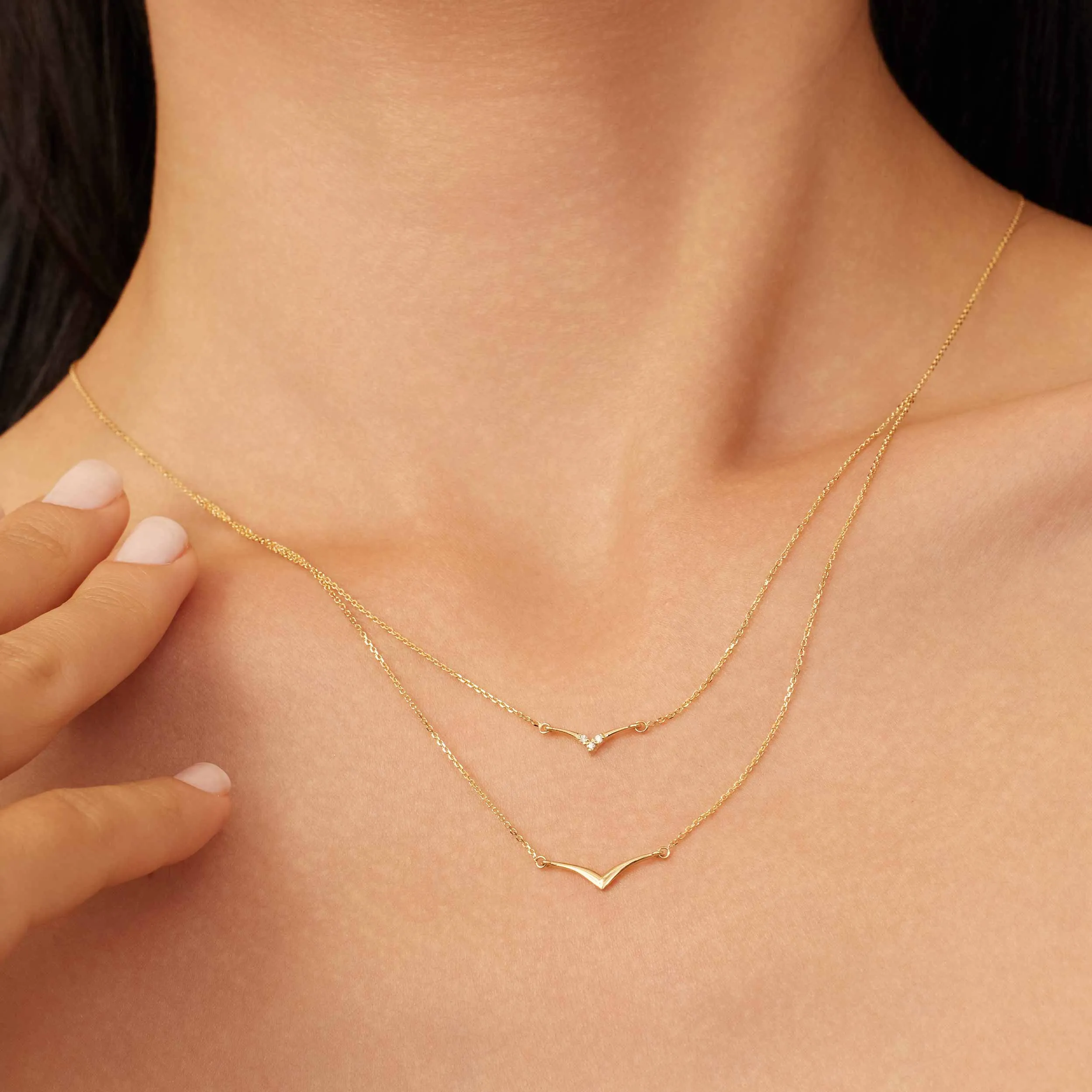 Fly High Layered Pendant Necklace sold by Oradina product image thumbnail 3