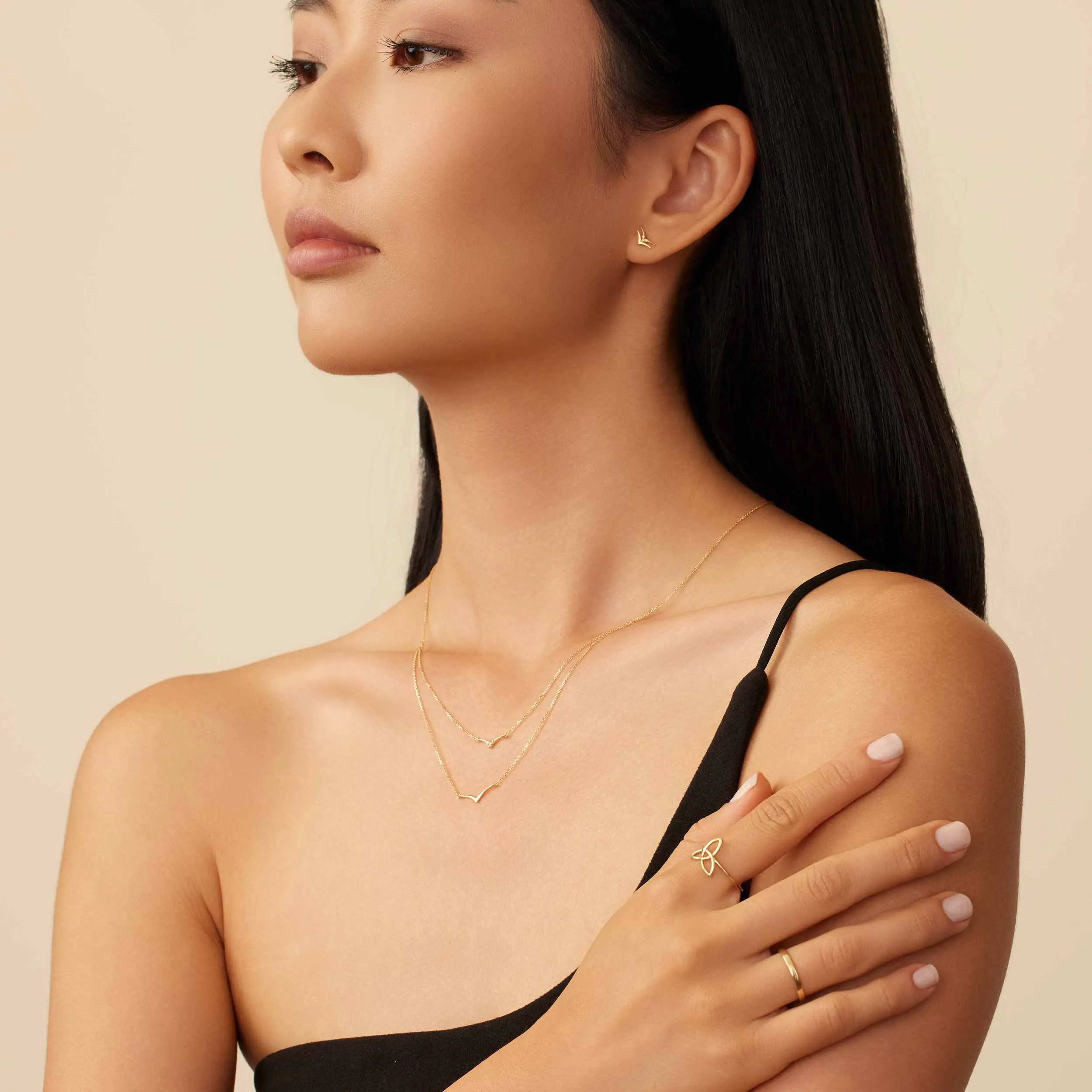 Fly High Layered Pendant Necklace sold by Oradina product image thumbnail 5