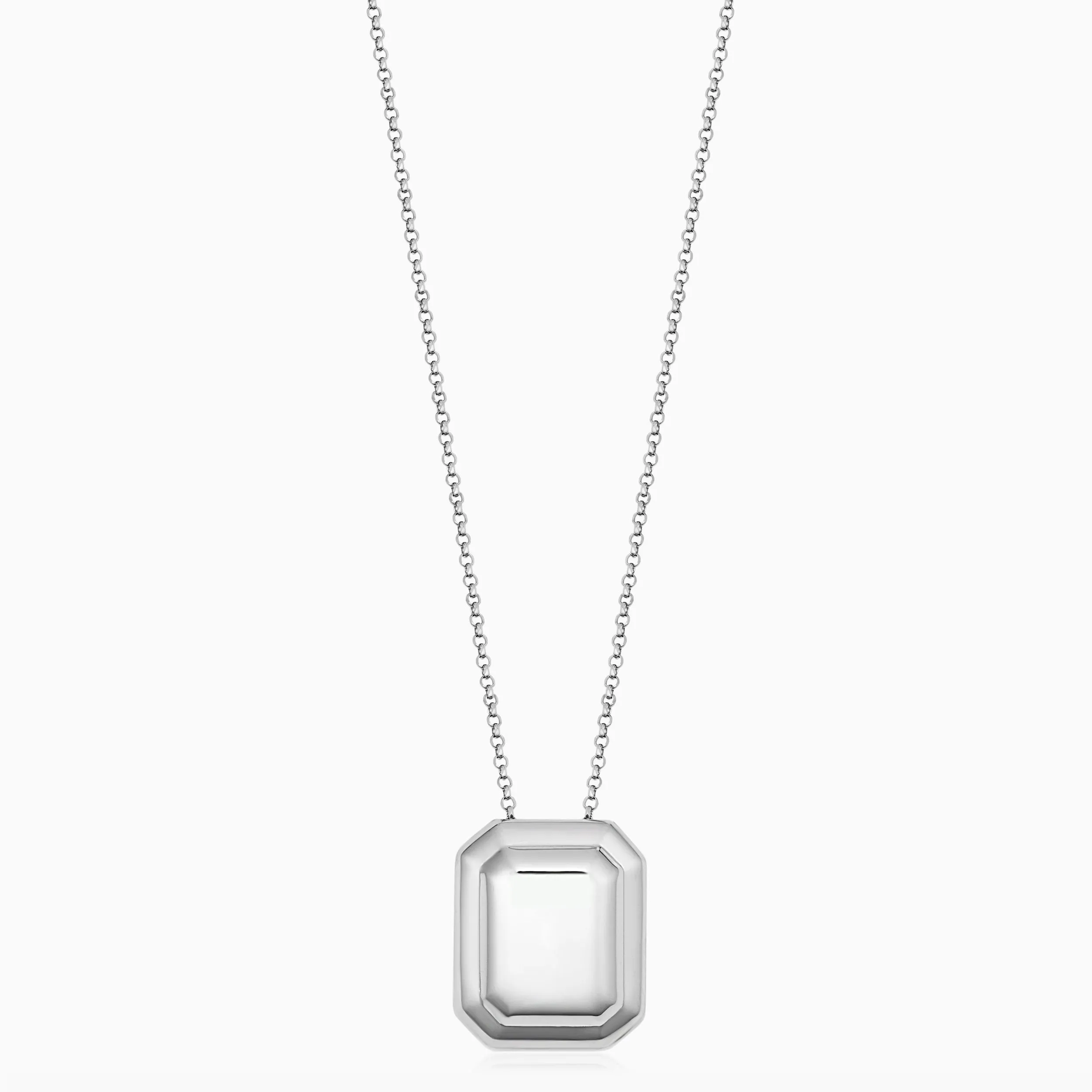 Cufflink Pendant Necklace sold by Oradina