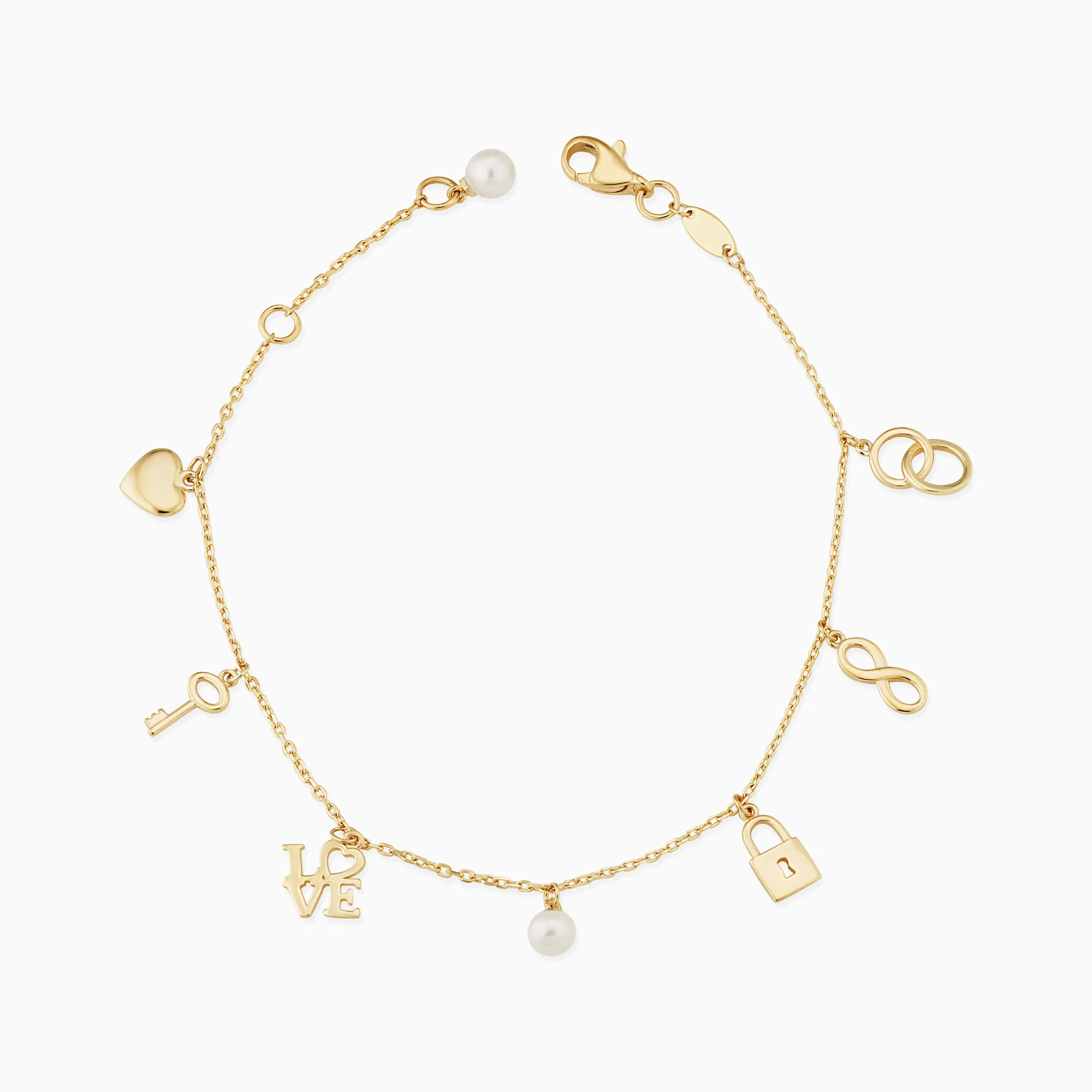 Forever Yours Charm Bracelet sold by Oradina