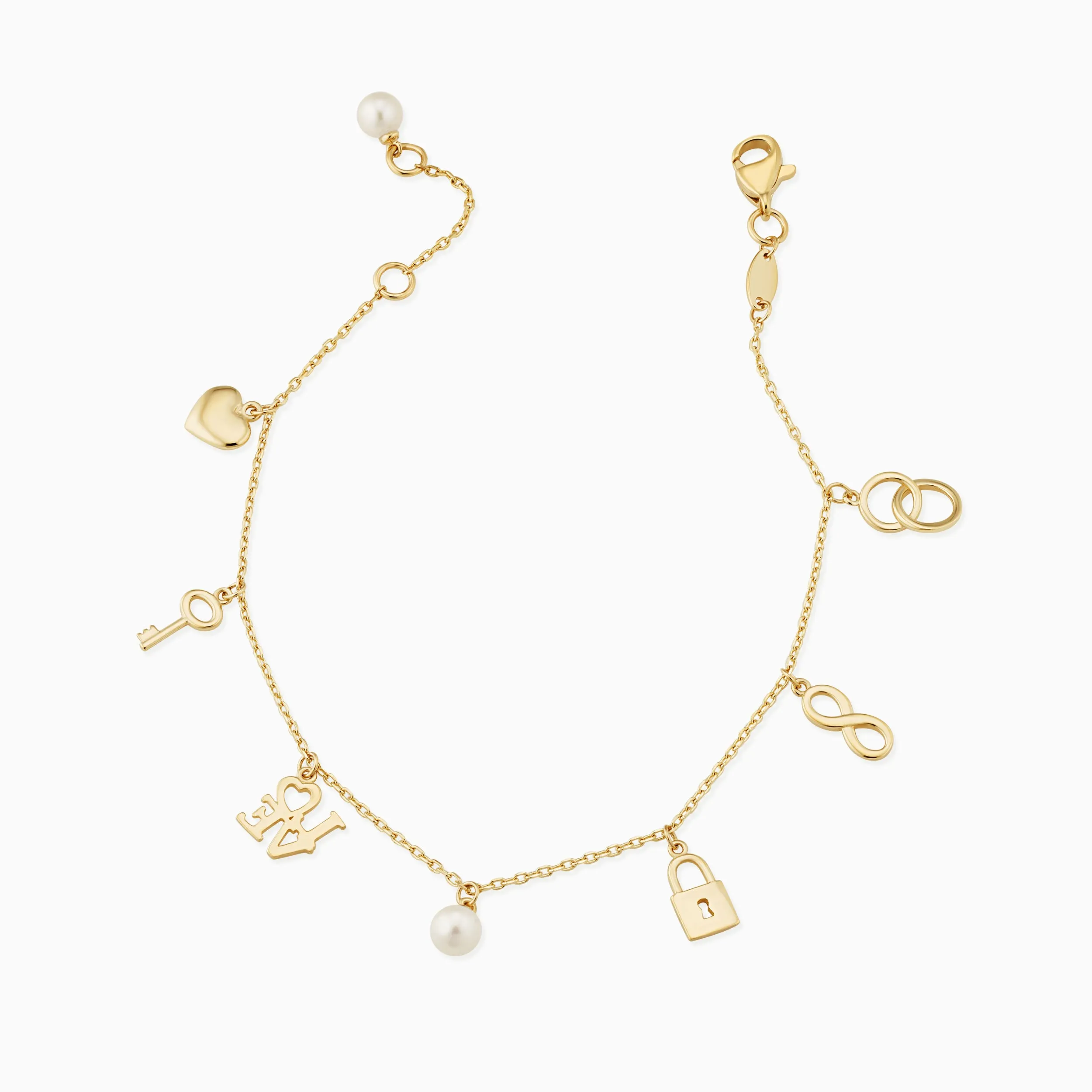 Forever Yours Charm Bracelet sold by Oradina product image thumbnail 3