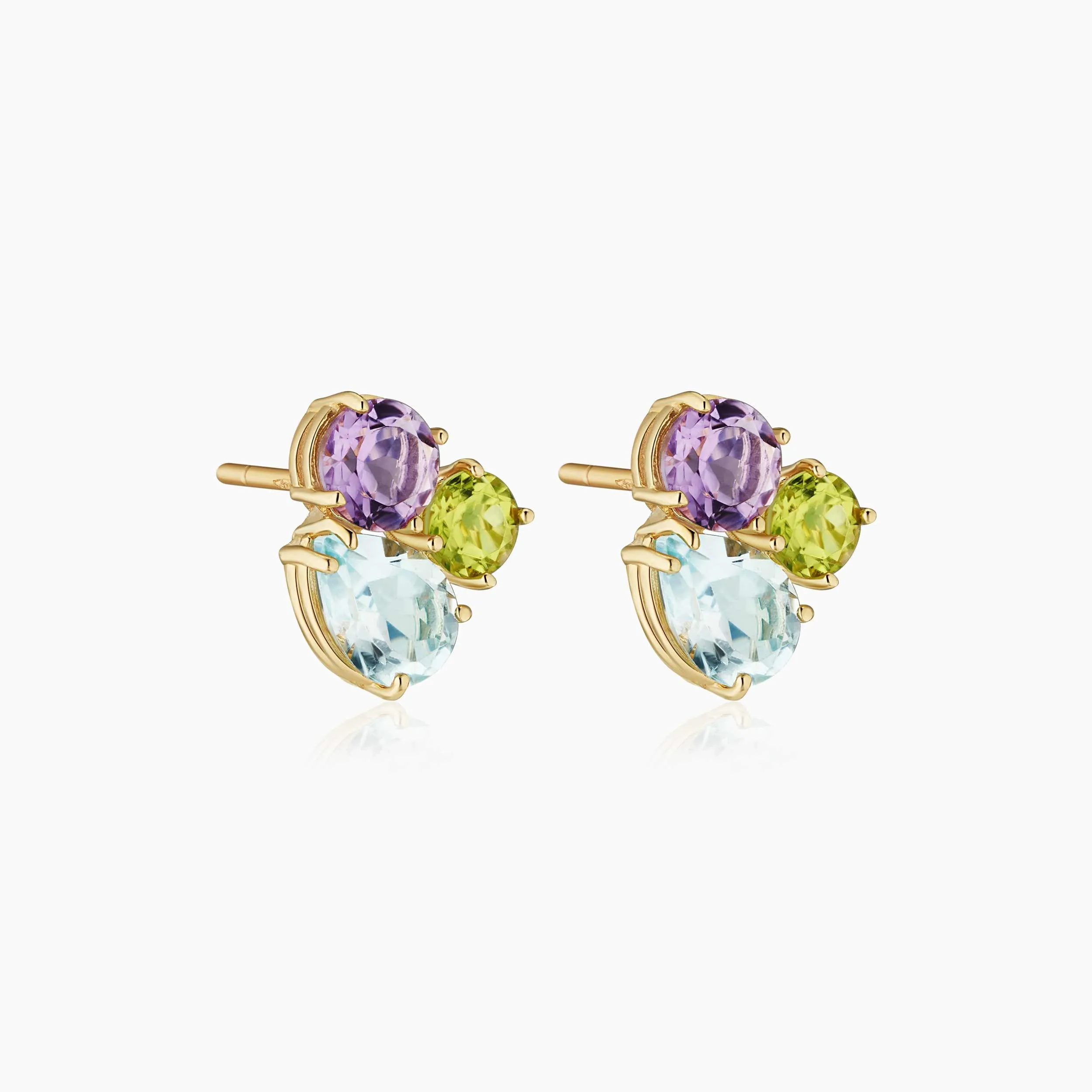 Regal Cluster Studs sold by Oradina product image thumbnail 5