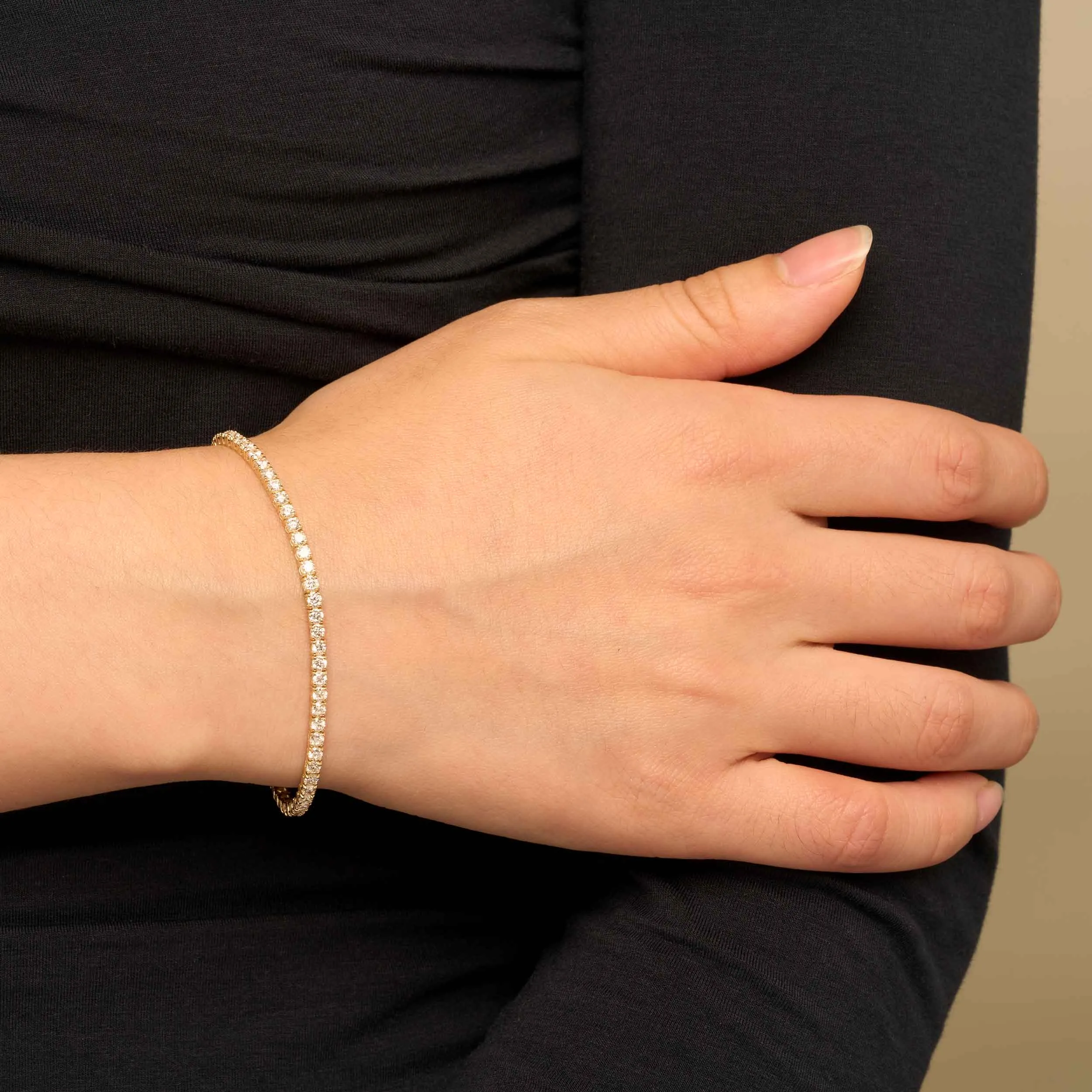 Luminous Lab Diamond Tennis Bracelet sold by Oradina product image thumbnail 2