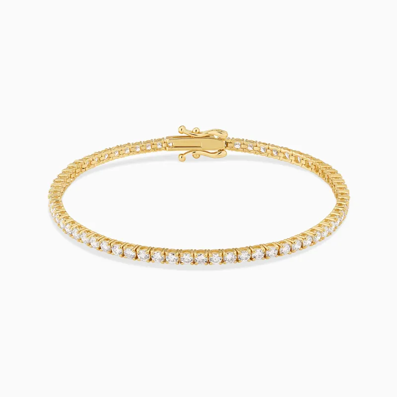 Luminous Lab Diamond Tennis Bracelet sold by Oradina