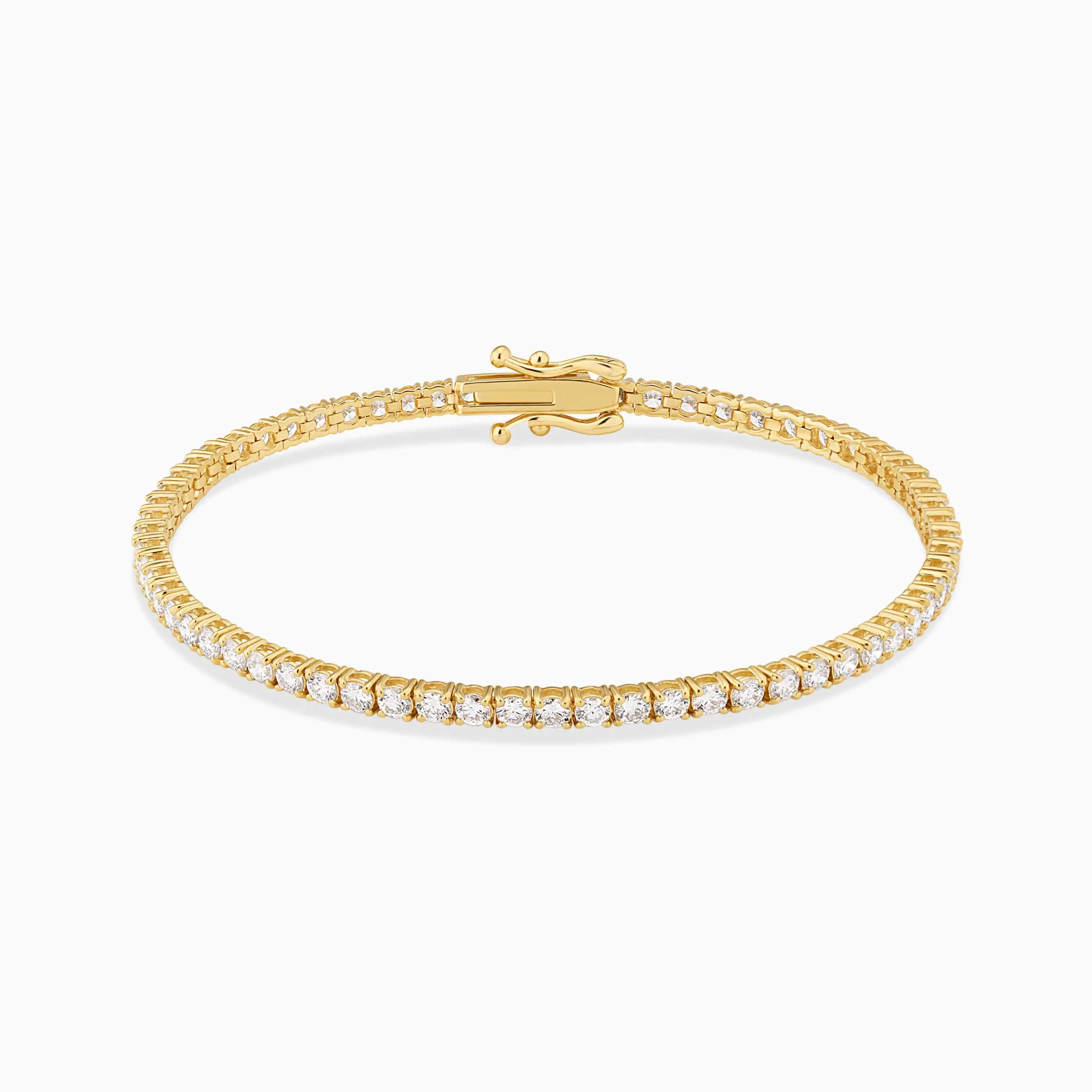 Luminous Lab Diamond Tennis Bracelet sold by Oradina