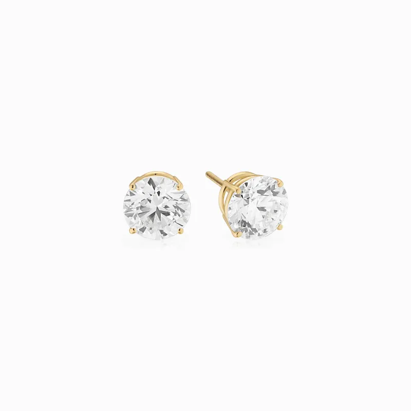 Luminous Lab Diamond Classic Studs sold by Oradina