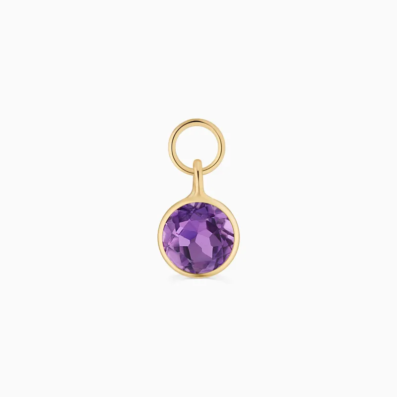 Vivid Single Hoop Charm made by Oradina