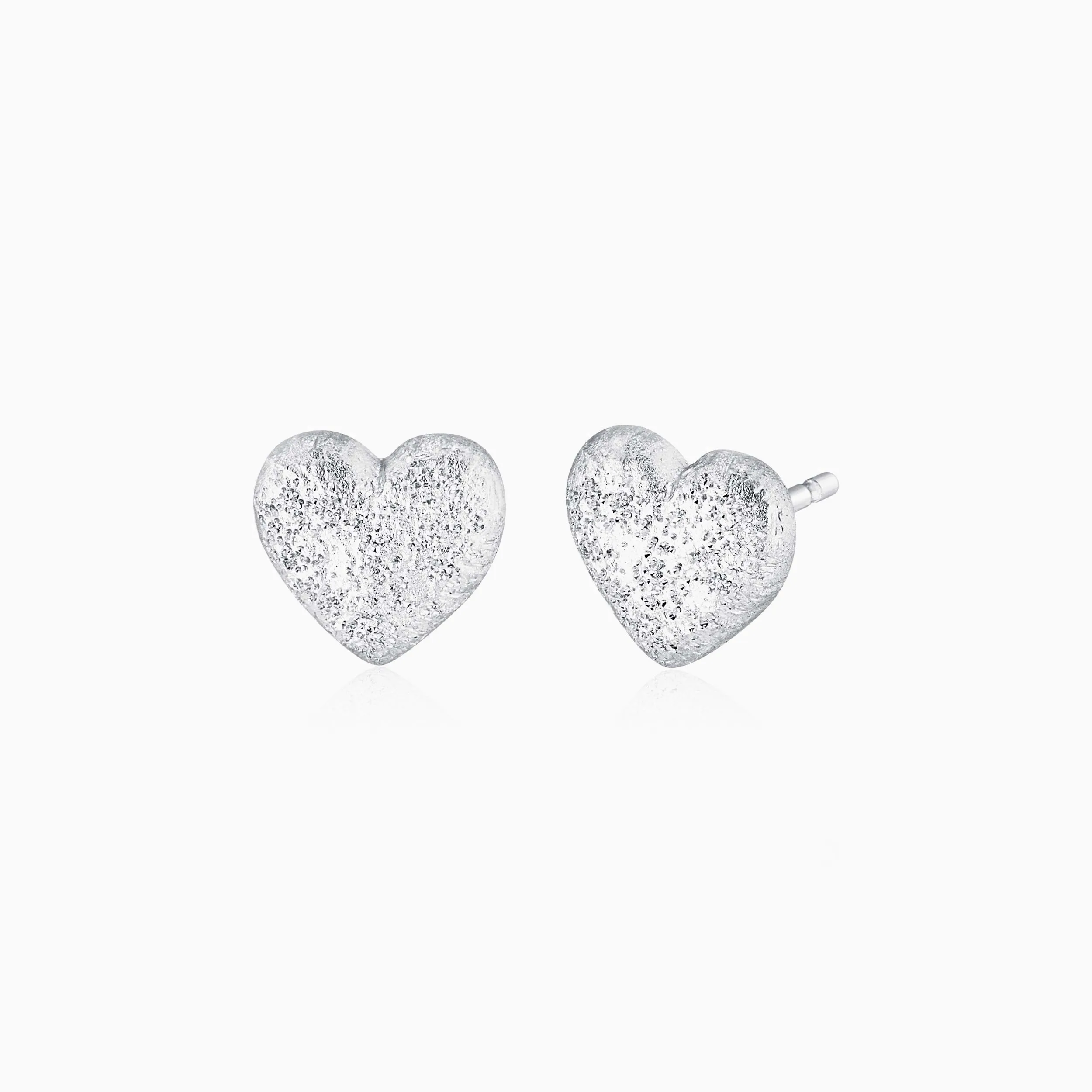 Shimmering Heart Studs sold by Oradina