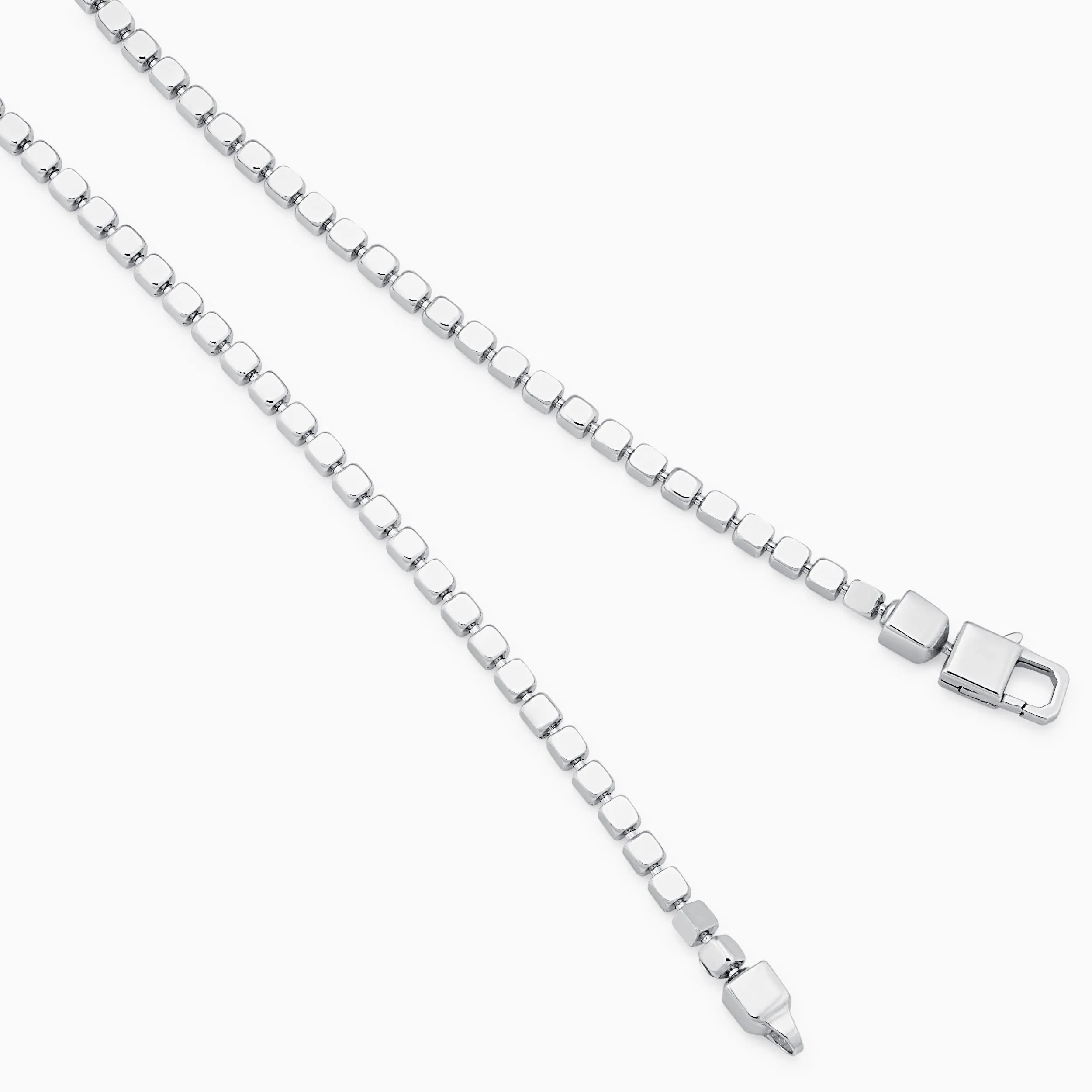 Modern Cube Link Necklace sold by Oradina product image thumbnail 3