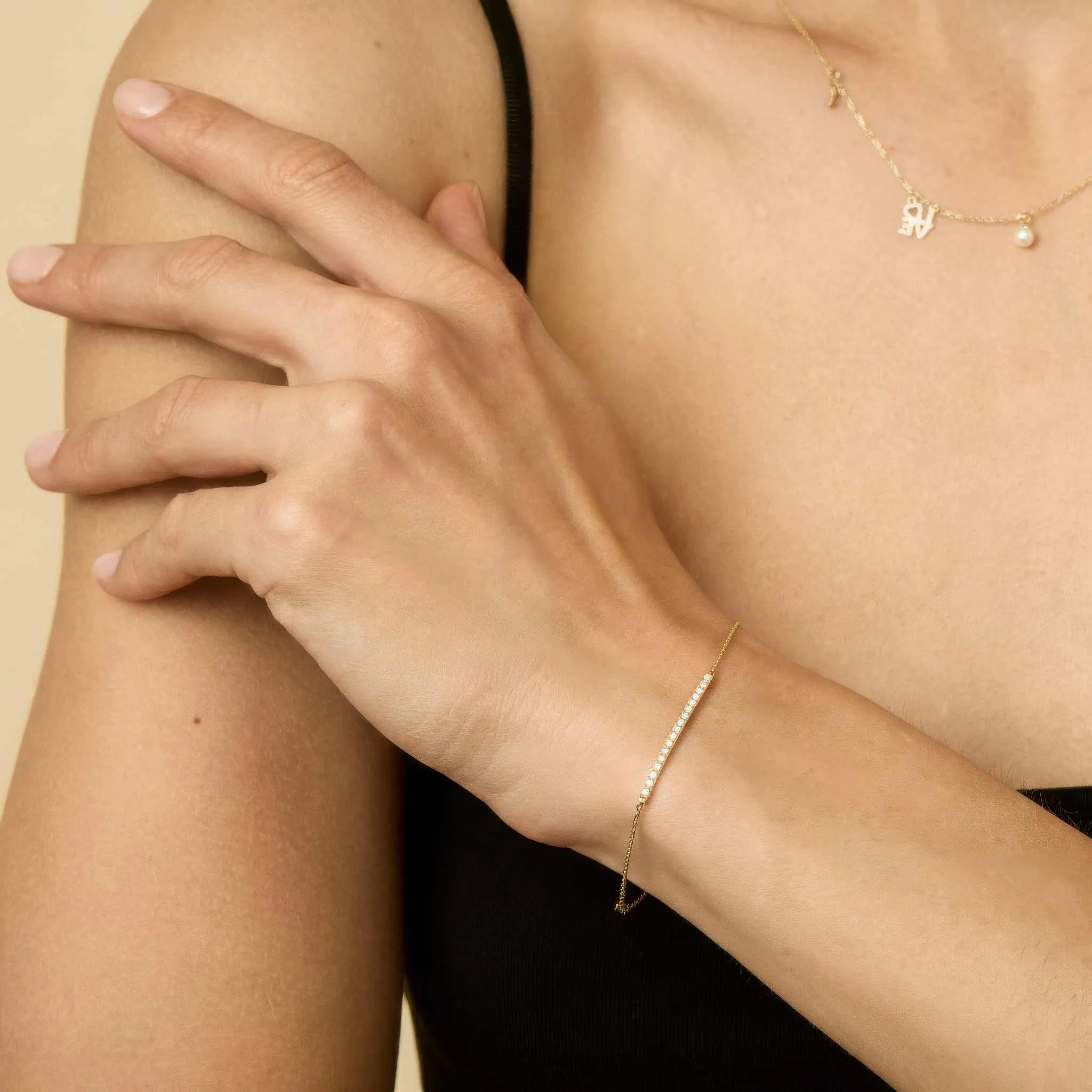 Brooklyn Bar Diamond Bracelet sold by Oradina product image thumbnail 4