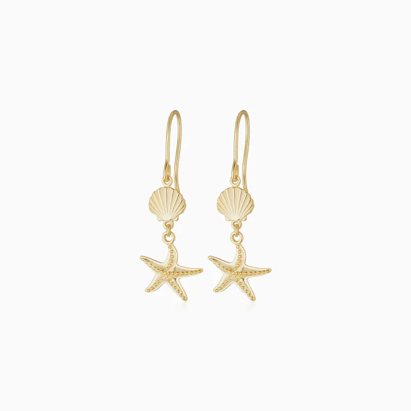 Stella Marina Drop Earrings made by Oradina