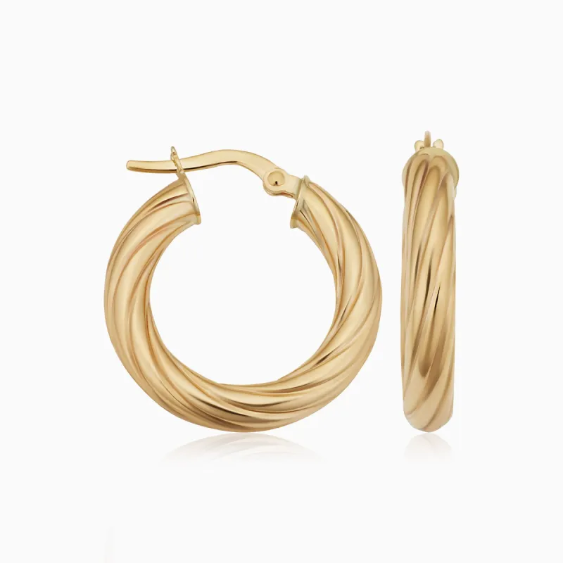 With A Twist Round Hoops sold by Oradina