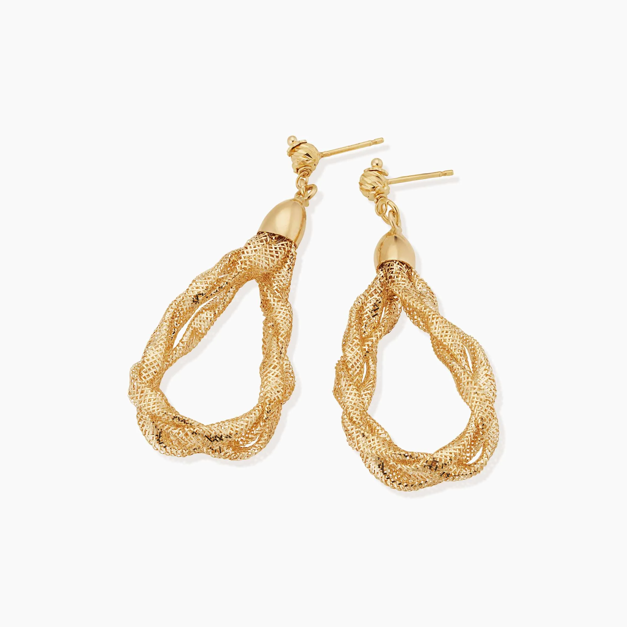 Mesh Glamour Drop Earrings sold by Oradina product image thumbnail 5