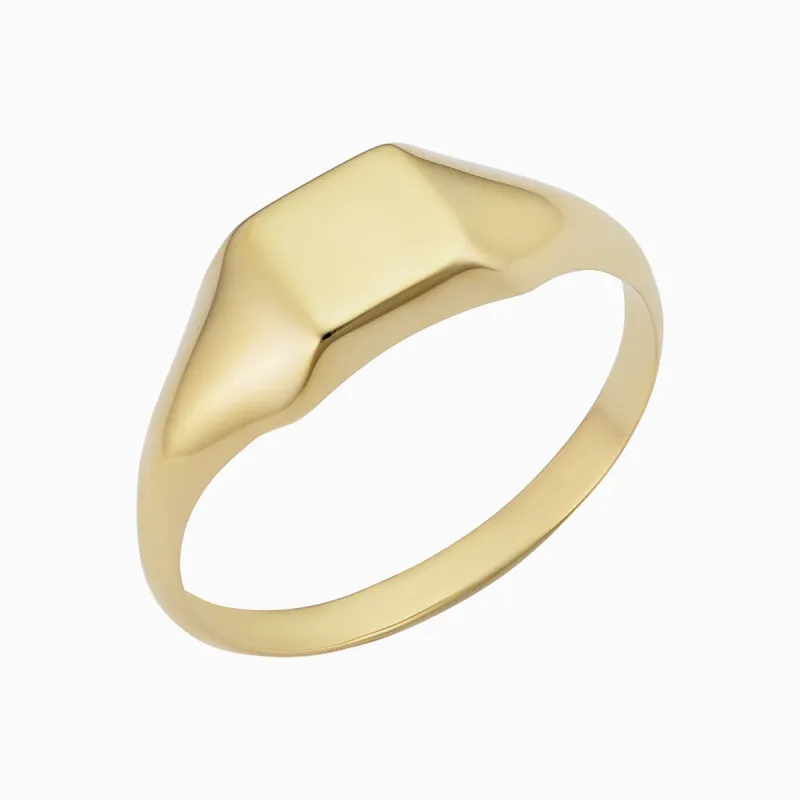 Florence Square Signet Ring sold by Oradina