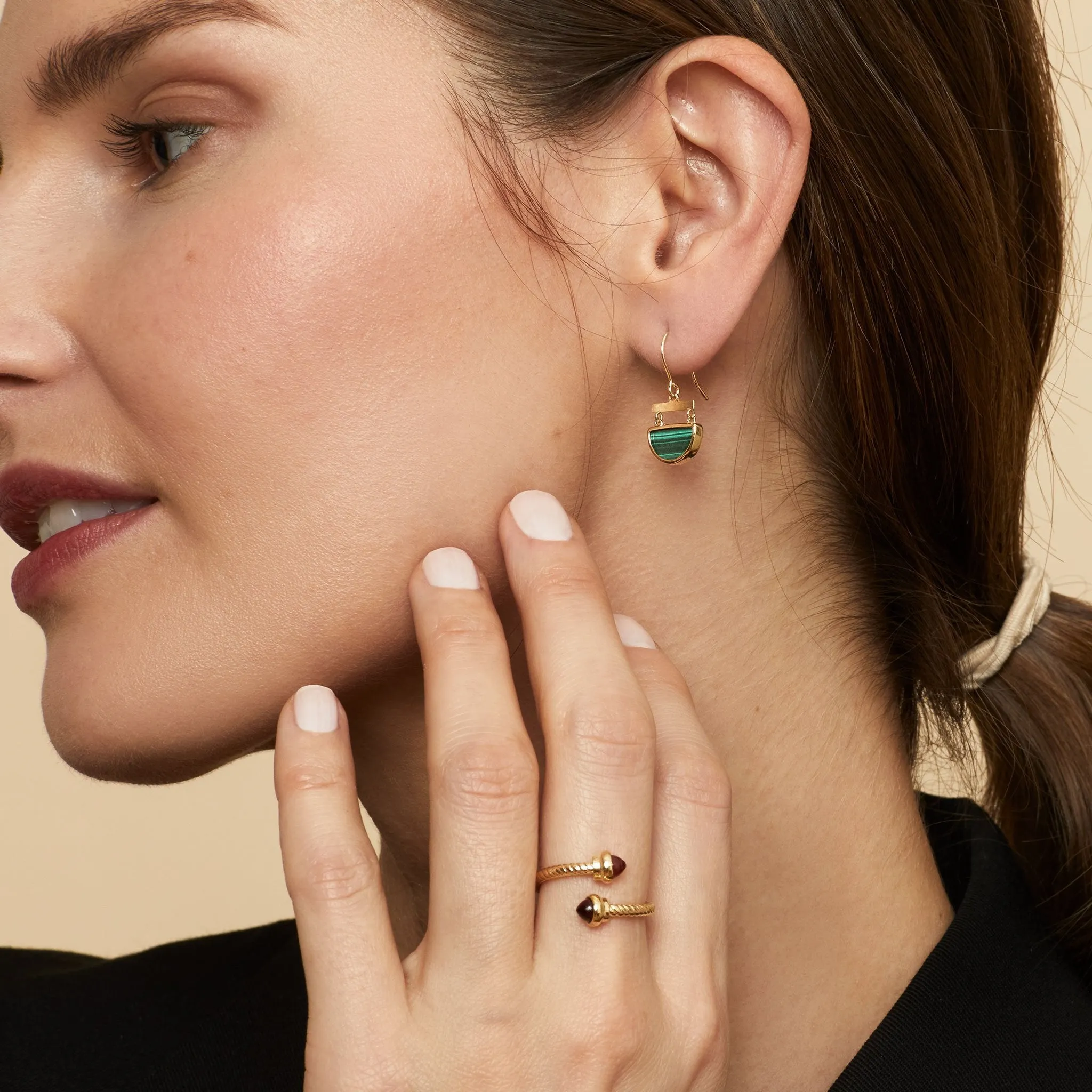 Better Half Drop Earrings sold by Oradina product image thumbnail 3