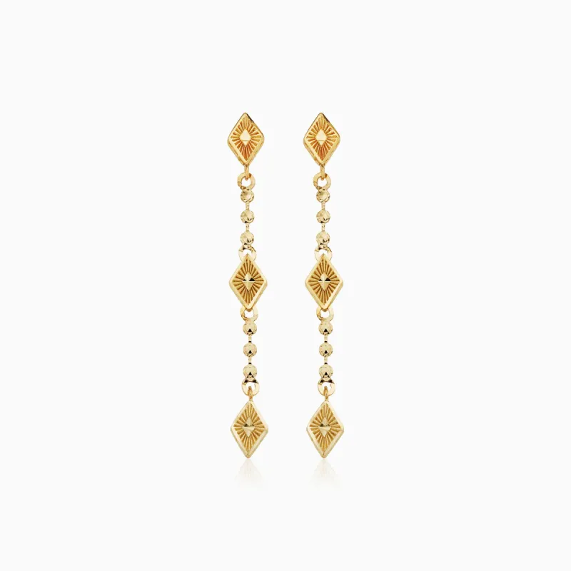 Roma Diamond Drop Earrings sold by Oradina
