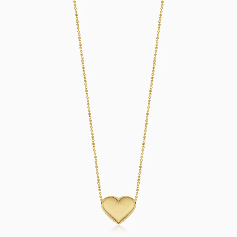 Heart of Gold Pendant Necklace sold by Oradina