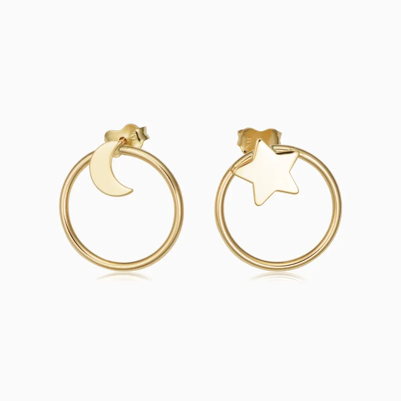 Jana Circle Studs sold by Oradina