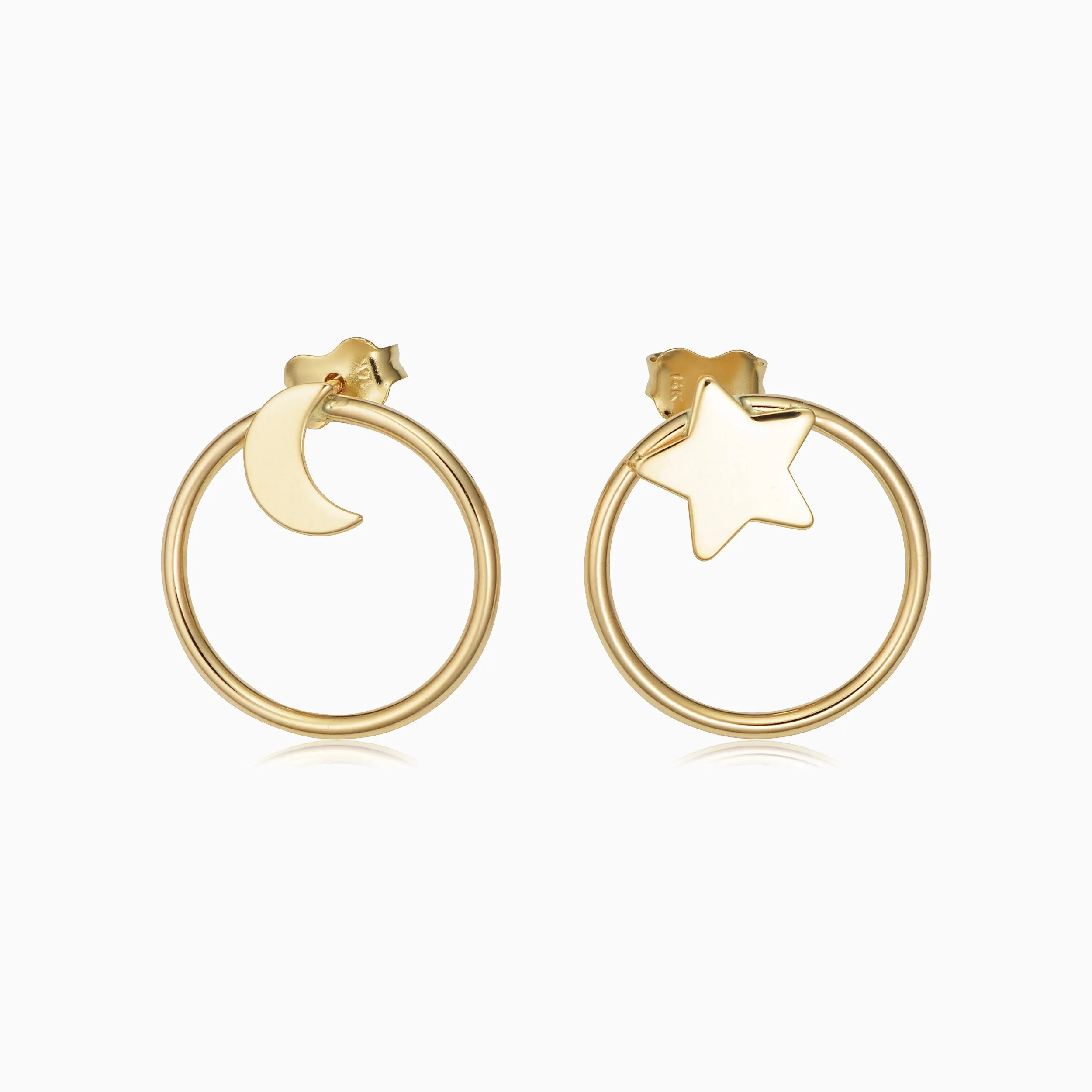 Jana Circle Studs sold by Oradina