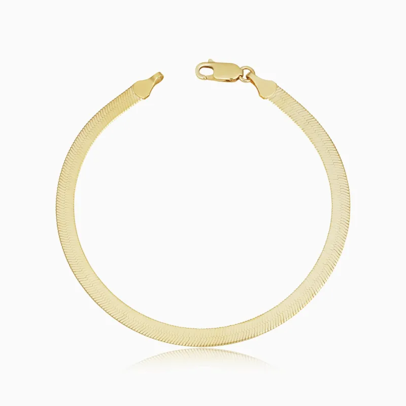Park Avenue Bold Herringbone Bracelet sold by Oradina