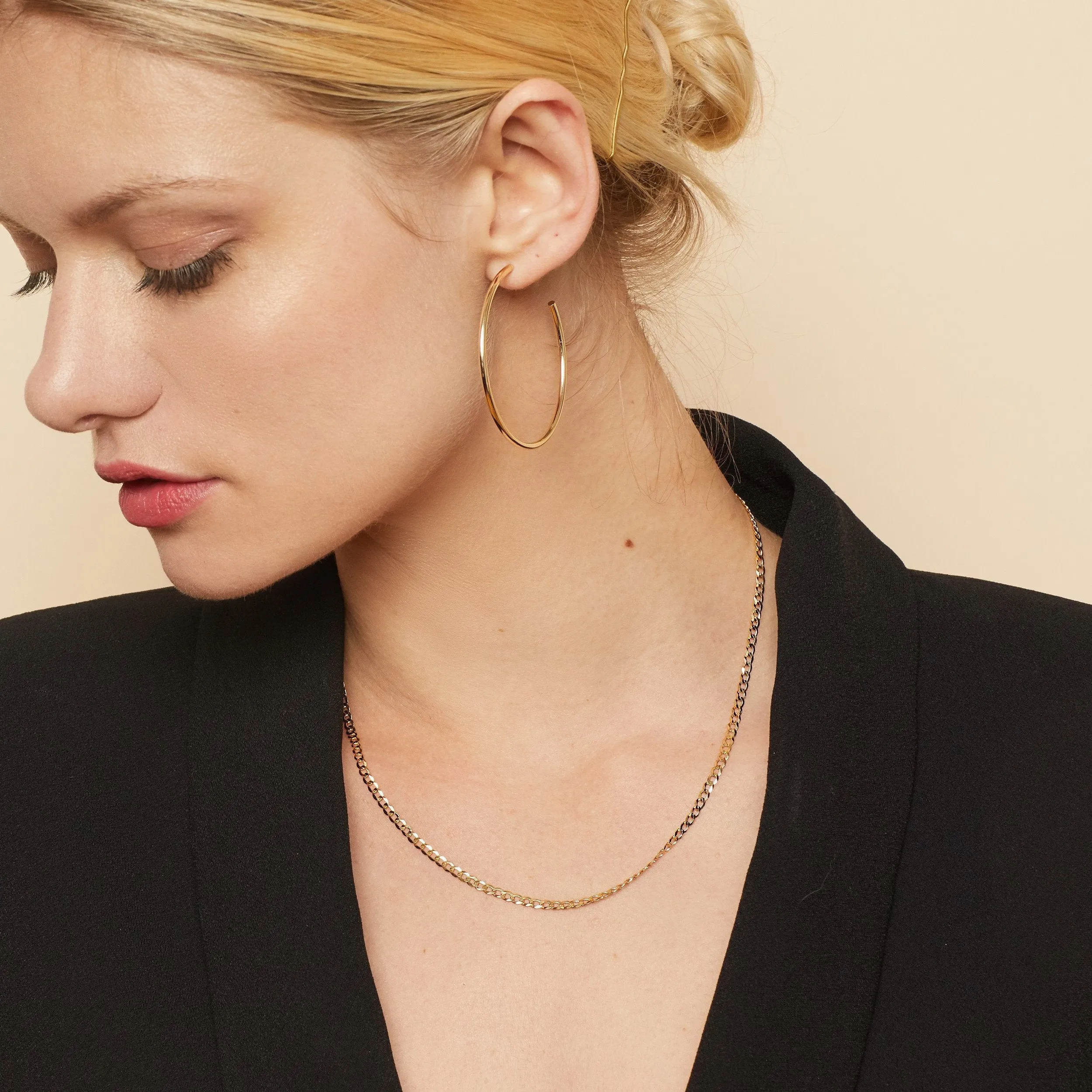 Carmine Curb Necklace sold by Oradina product image thumbnail 3