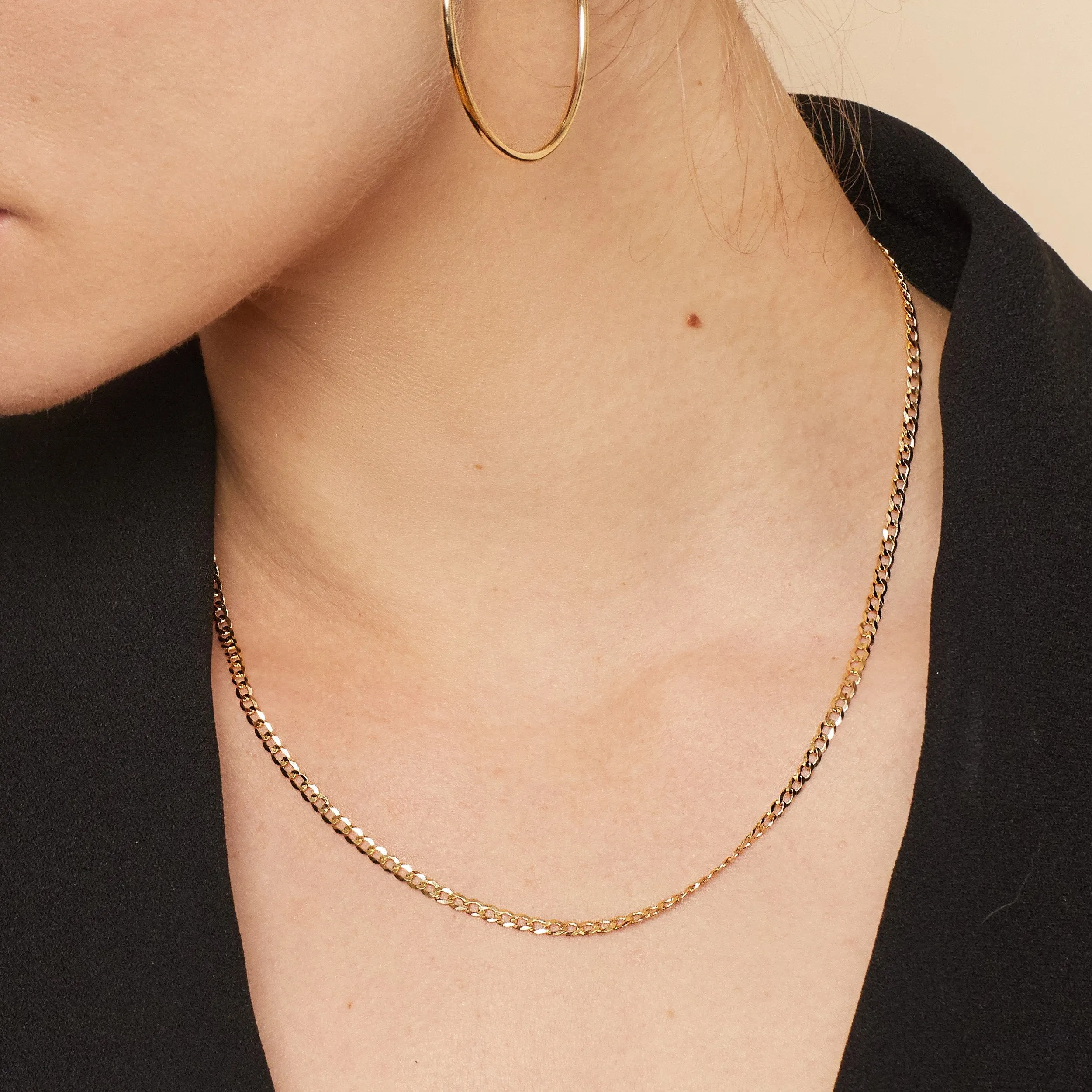 Carmine Curb Necklace sold by Oradina product image thumbnail 2