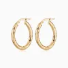 Goddess Midi Oval Hoops sold by Oradina