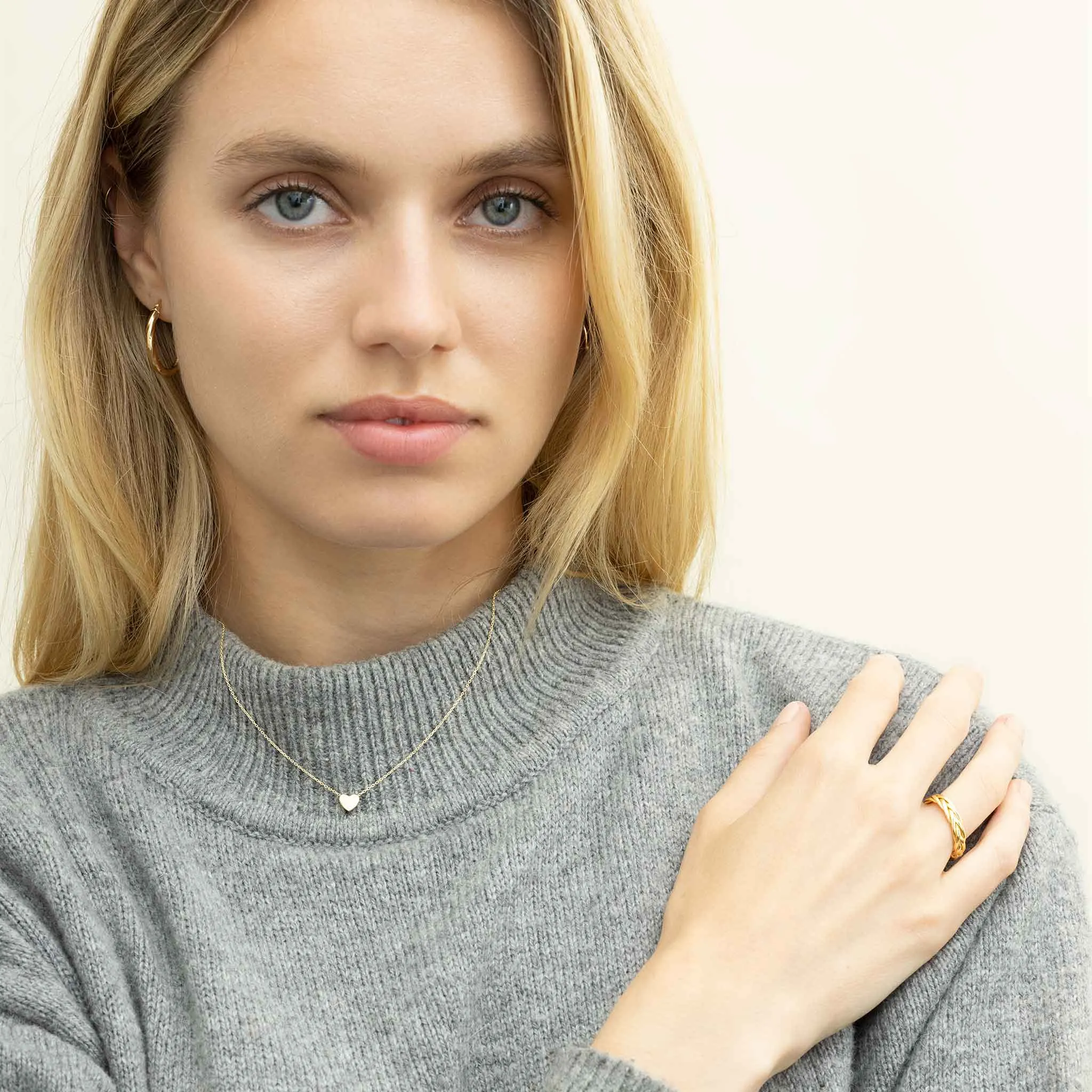 Goddess Midi Oval Hoops sold by Oradina product image thumbnail 4