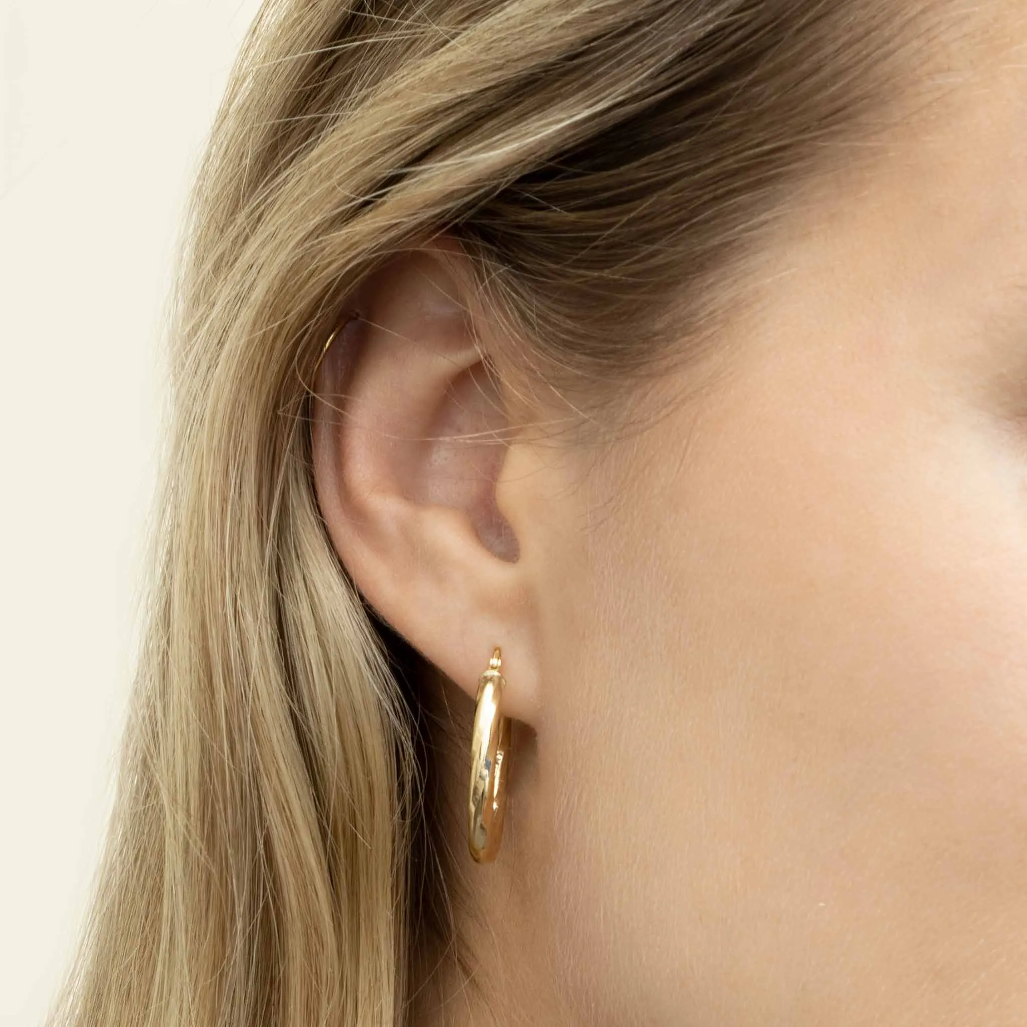 Goddess Midi Oval Hoops sold by Oradina product image thumbnail 2