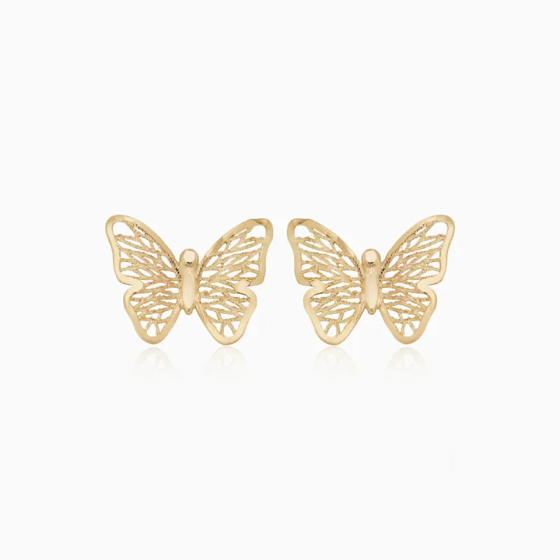 Social Butterfly Studs sold by Oradina