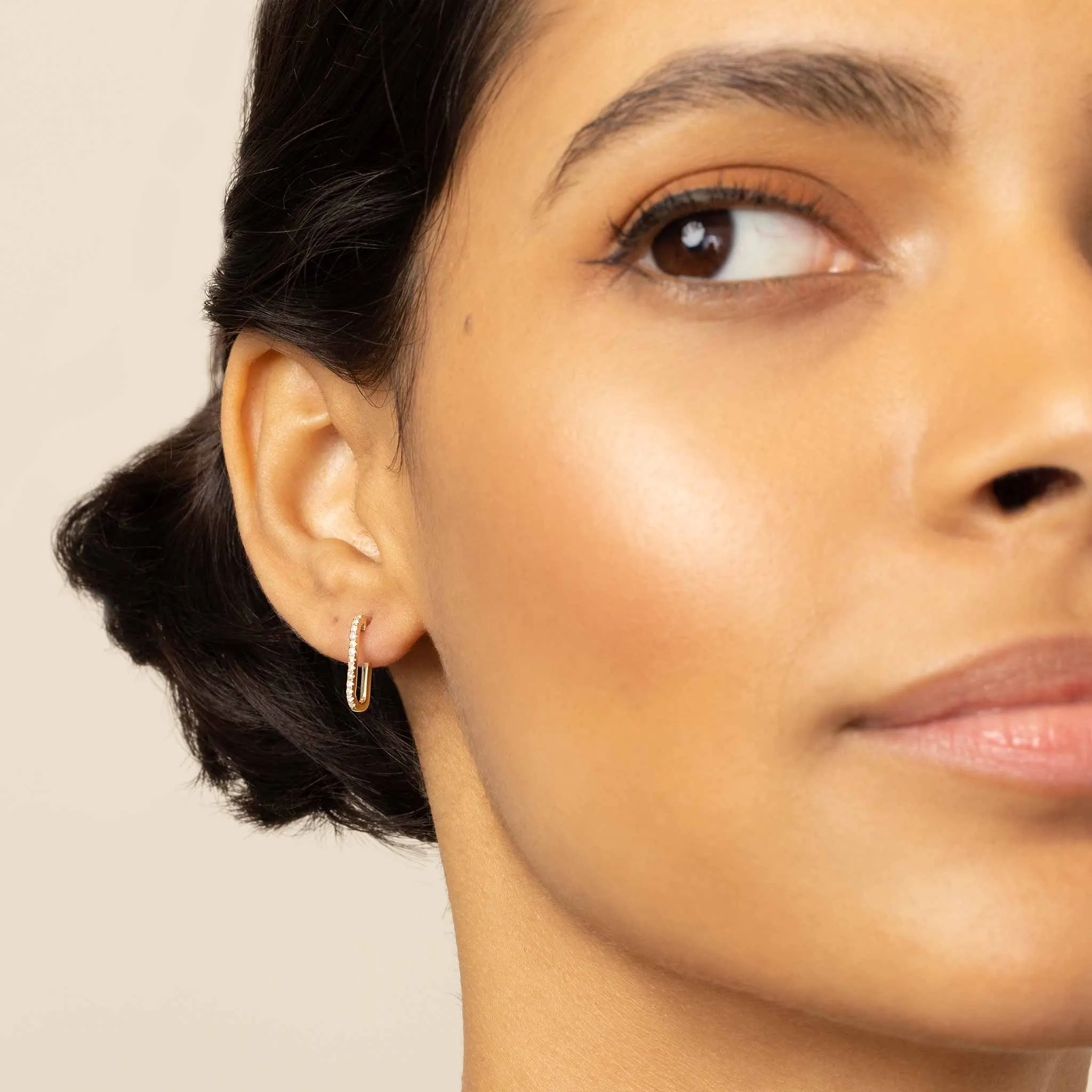 Venice Link Diamond Studs sold by Oradina product image thumbnail 3