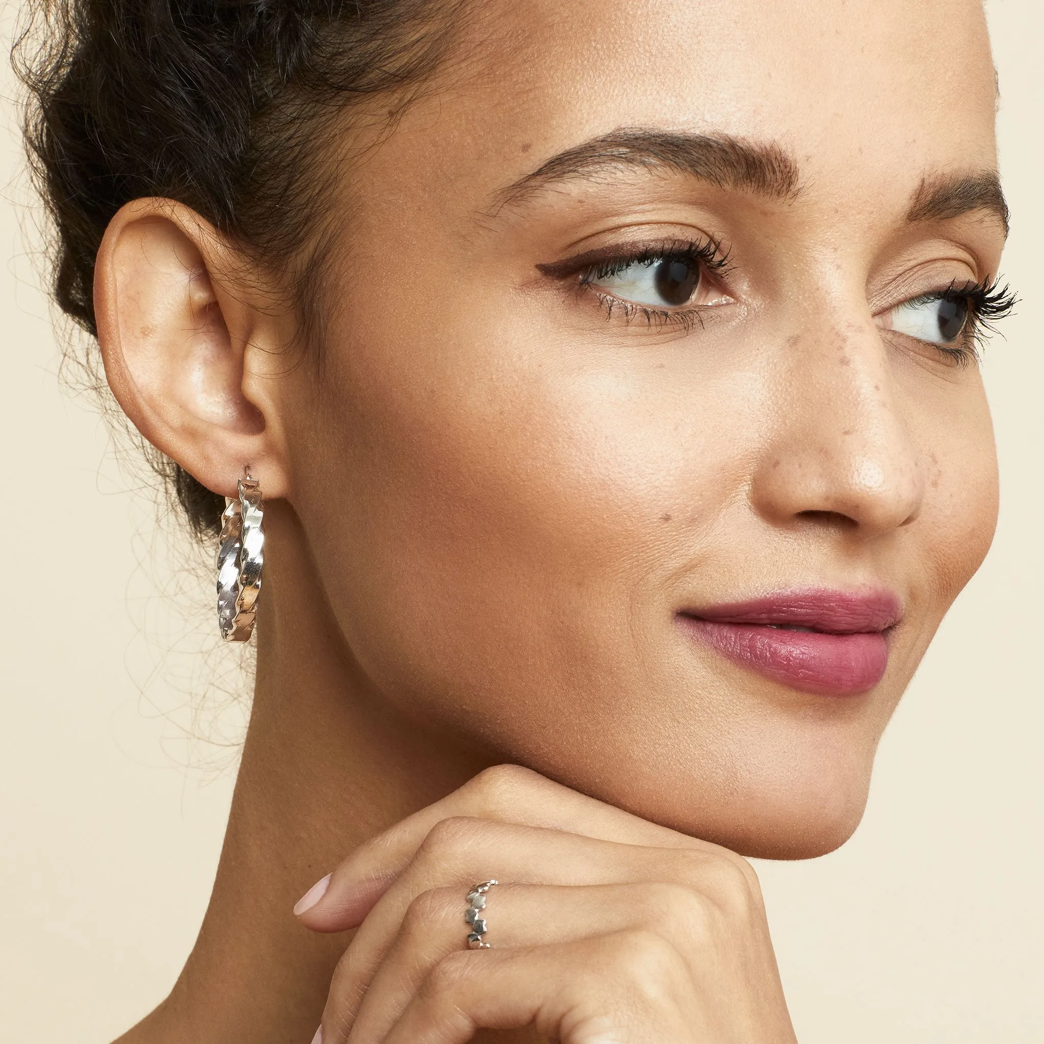 In Vogue Bold Hoops sold by Oradina product image thumbnail 3