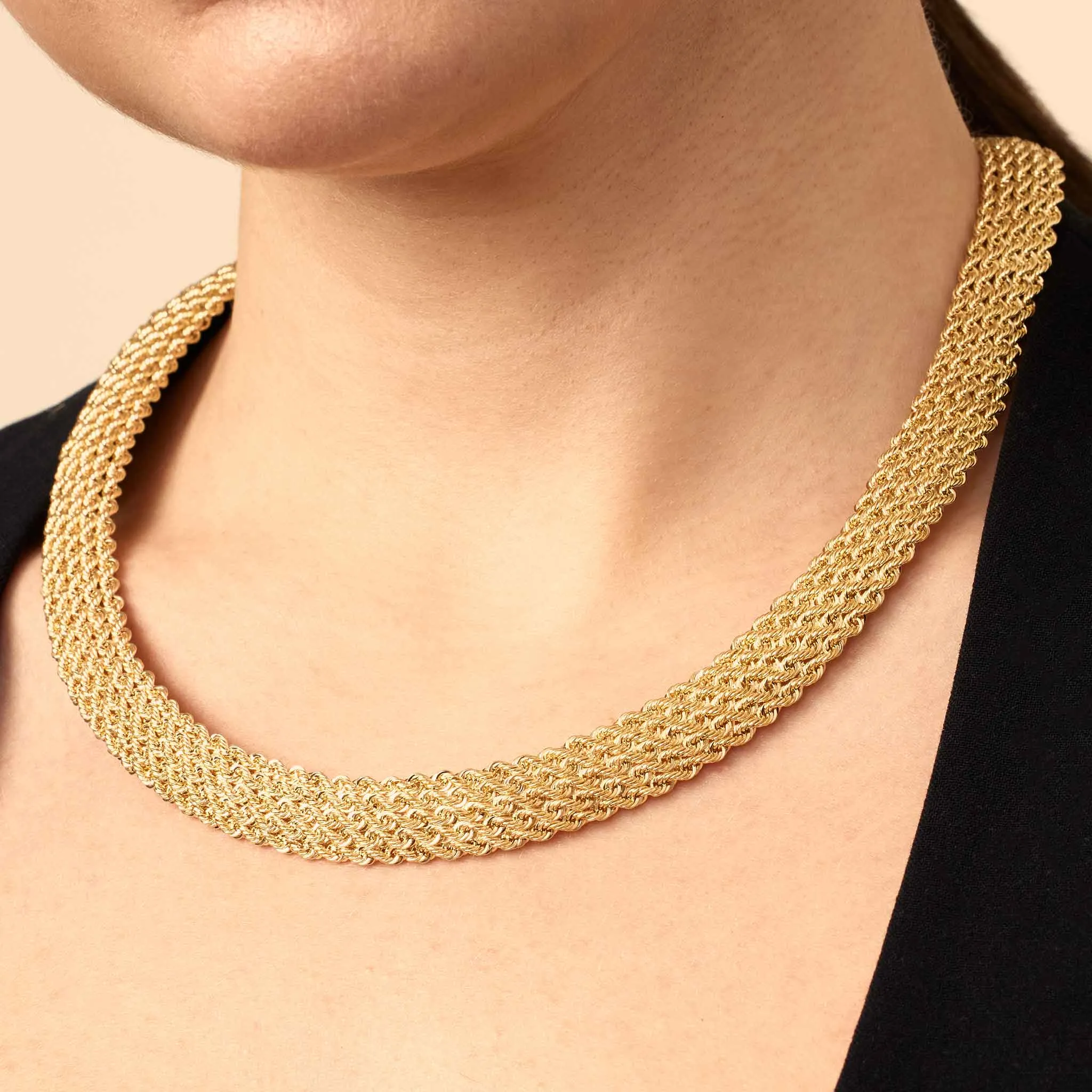 Roman Rope Quartet Necklace sold by Oradina product image thumbnail 2