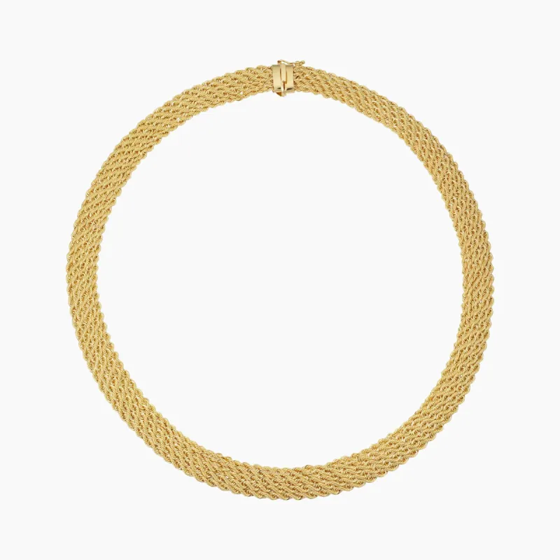 Roman Rope Quartet Necklace sold by Oradina