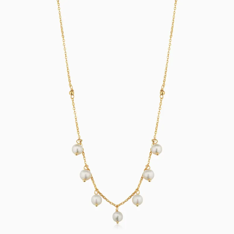 Pearl Girl Station Necklace sold by Oradina