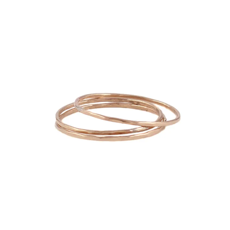 Thin Rose Gold Ring sold by Peggy Li Creations