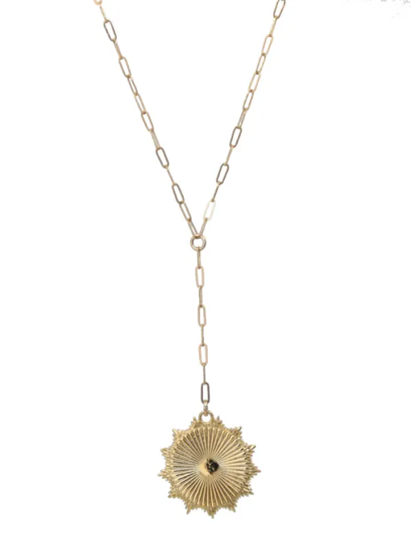 Sundisk Pendant Necklace sold by Peggy Li Creations