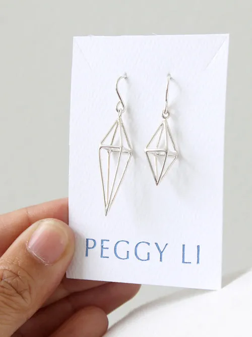 Triangle Cage Earrings sold by Peggy Li Creations product image thumbnail 2