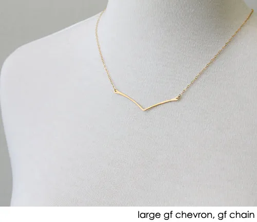 Chevron Necklace sold by Peggy Li Creations product image thumbnail 2