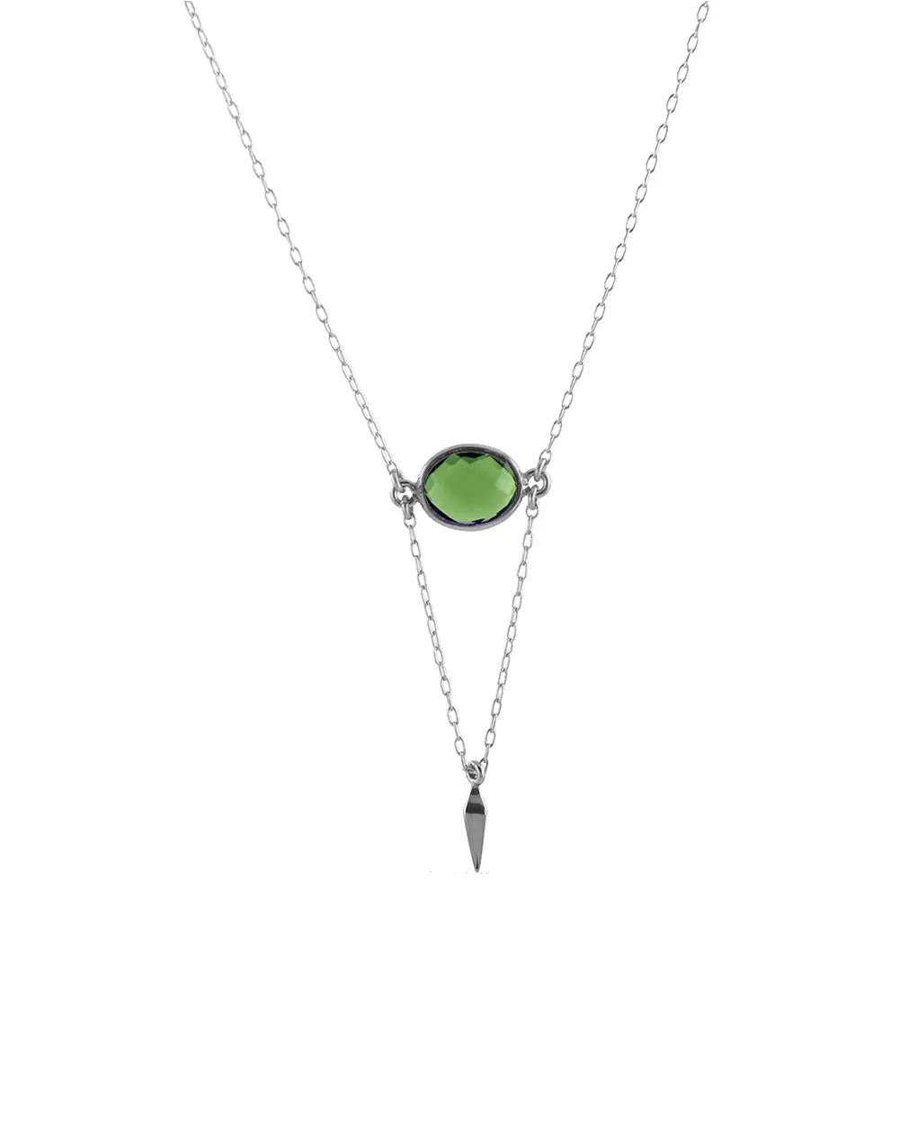 Peridot Point Necklace sold by Peggy Li Creations product image thumbnail 4